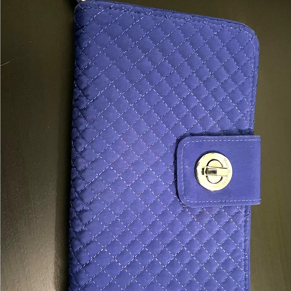 Vera Bradley Royal Blue Quilted Wallet